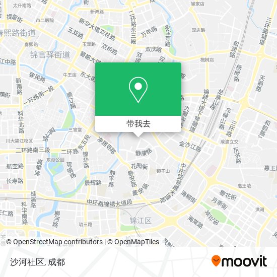 沙河社区地图