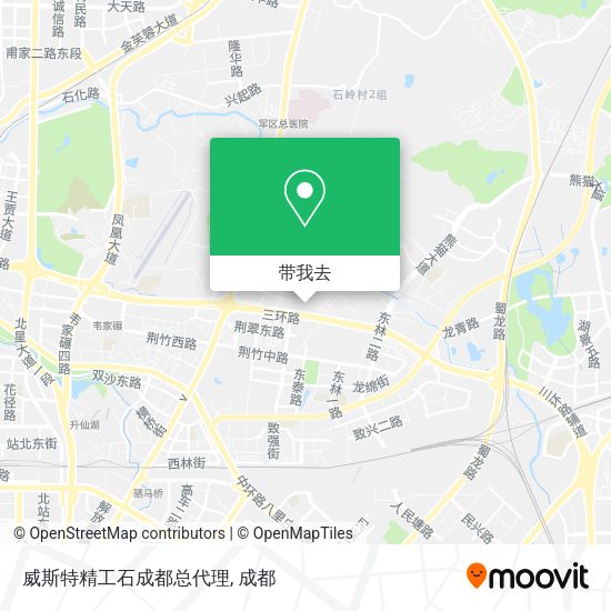 威斯特精工石成都总代理地图