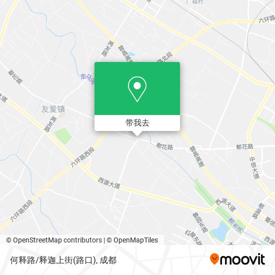 何释路/释迦上街(路口)地图