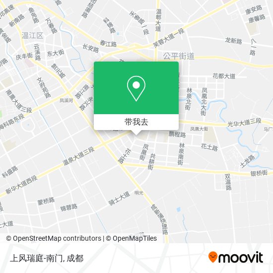 上风瑞庭-南门地图