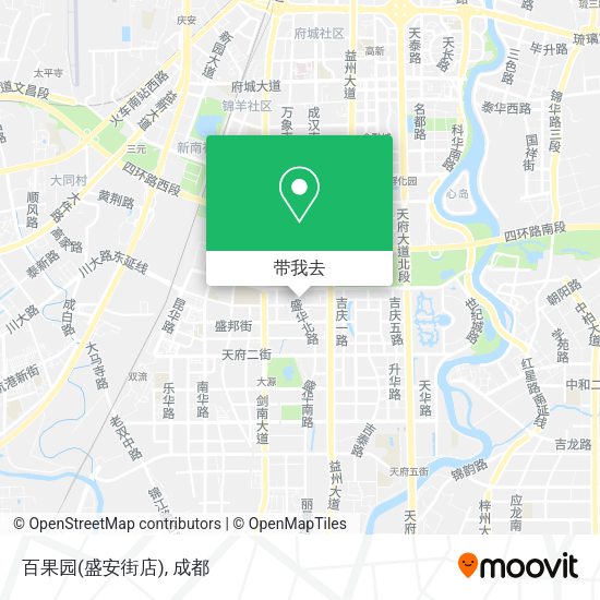 百果园(盛安街店)地图