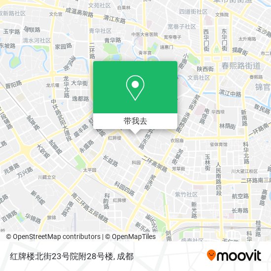 红牌楼北街23号院附28号楼地图