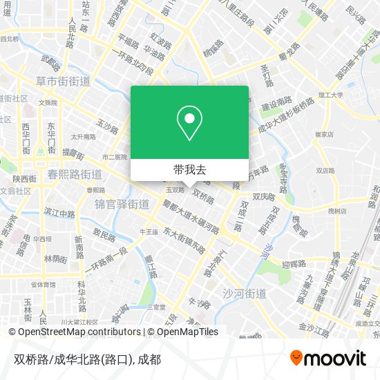双桥路/成华北路(路口)地图
