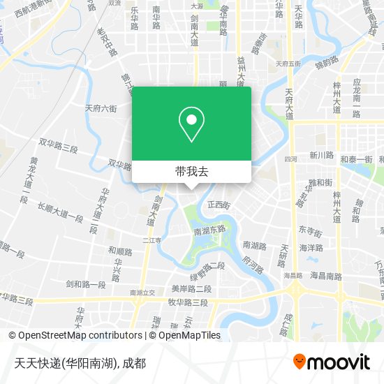 天天快递(华阳南湖)地图