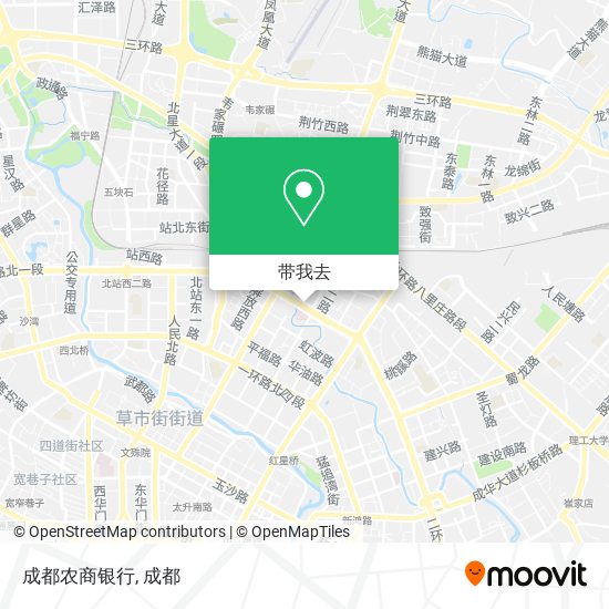成都农商银行地图