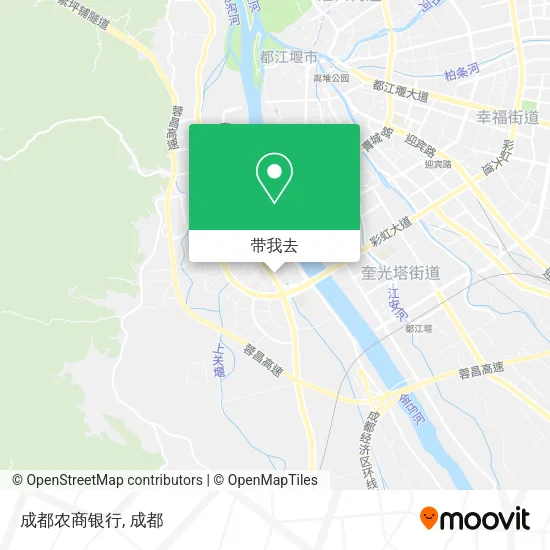 成都农商银行地图