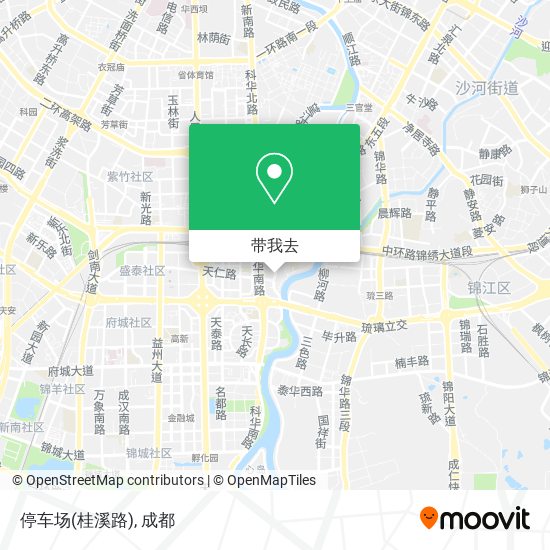 停车场(桂溪路)地图