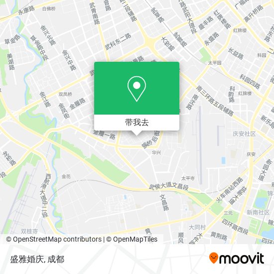 盛雅婚庆地图
