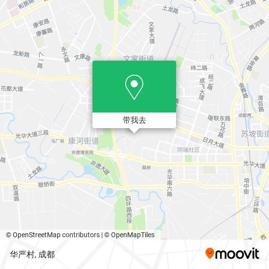 华严村地图