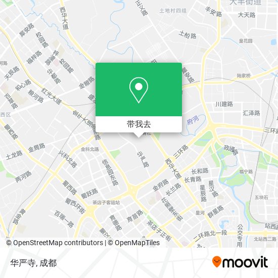 华严寺地图