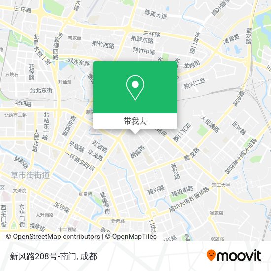 新风路208号-南门地图