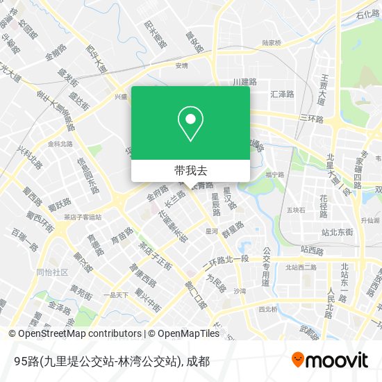 95路(九里堤公交站-林湾公交站)地图