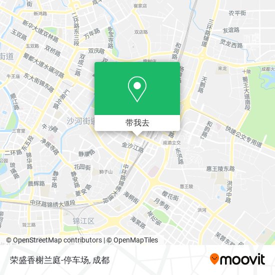 荣盛香榭兰庭-停车场地图