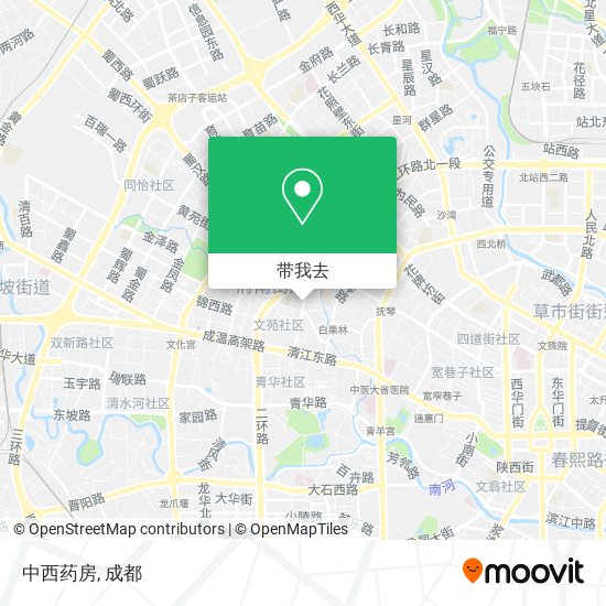 中西药房地图