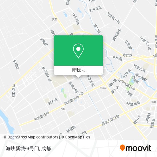 海峡新城-3号门地图