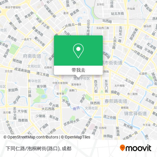 下同仁路/泡桐树街(路口)地图