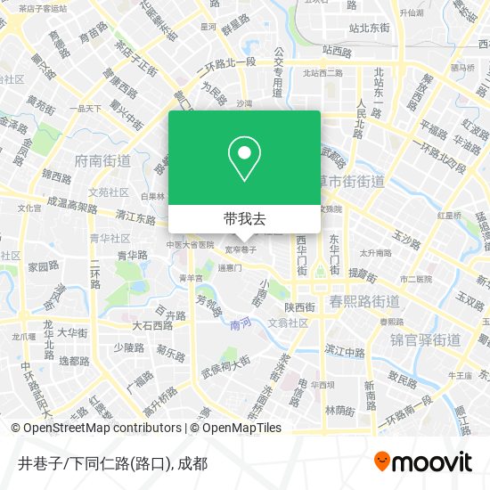 井巷子/下同仁路(路口)地图
