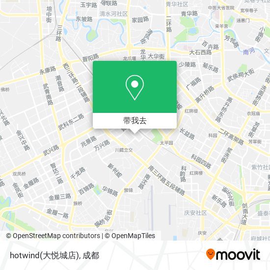 hotwind(大悦城店)地图