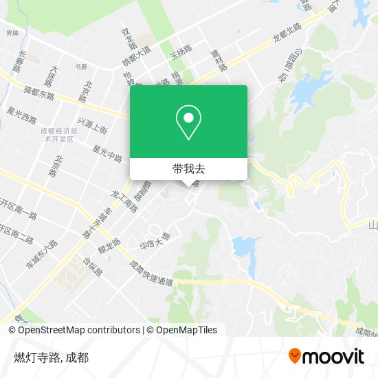 燃灯寺路地图
