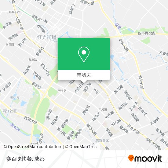 赛百味快餐地图