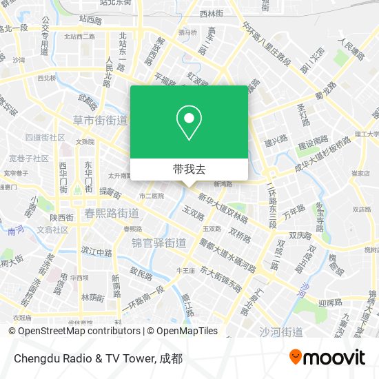 Chengdu Radio & TV Tower地图