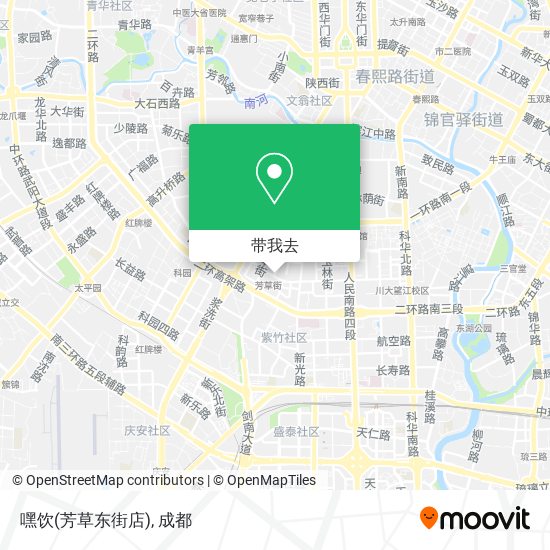 嘿饮(芳草东街店)地图