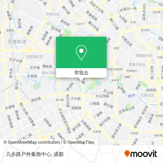 几步路户外集散中心地图