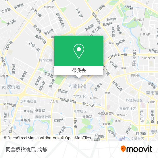 同善桥粮油店地图