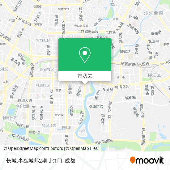 长城.半岛城邦2期-北1门地图