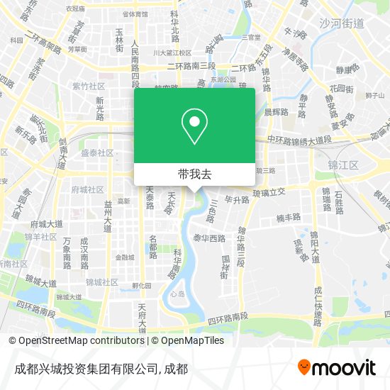 成都兴城投资集团有限公司地图