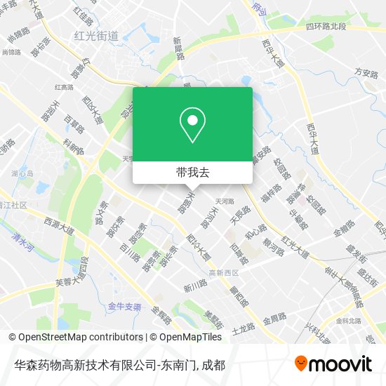 华森药物高新技术有限公司-东南门地图