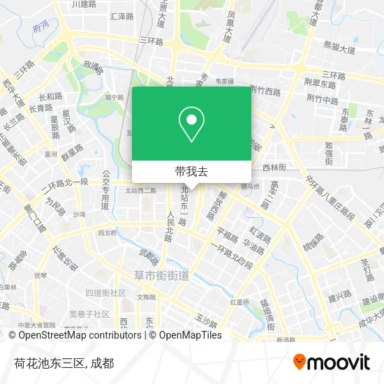 荷花池东三区地图