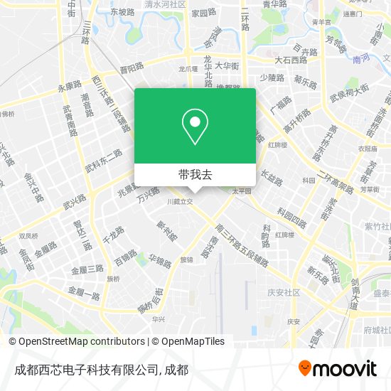 成都西芯电子科技有限公司地图