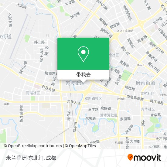 米兰香洲-东北门地图