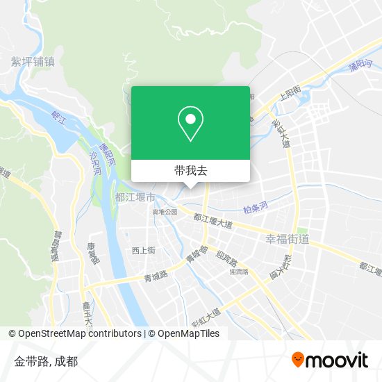 金带路地图