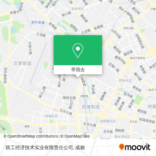 联工经济技术实业有限责任公司地图