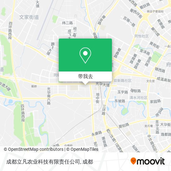 成都立凡农业科技有限责任公司地图