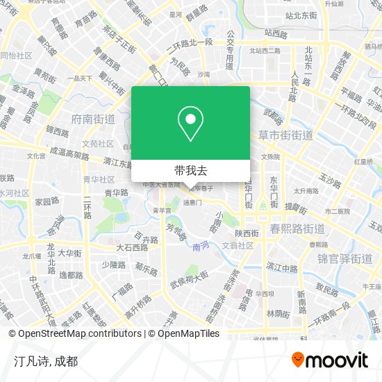 汀凡诗地图
