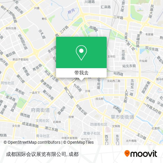 成都国际会议展览有限公司地图
