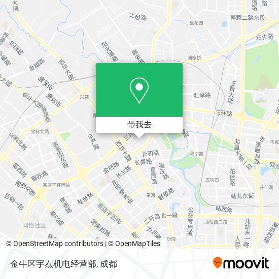 金牛区宇焘机电经营部地图