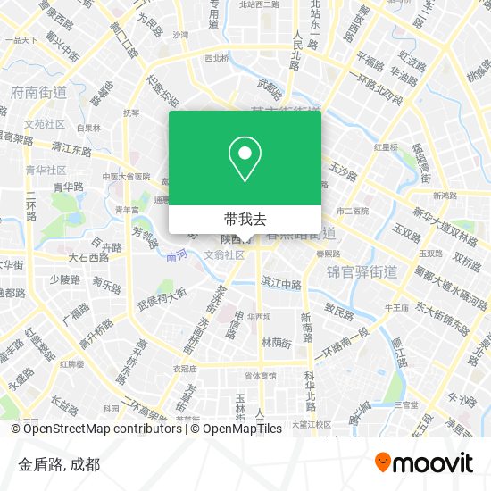 金盾路地图