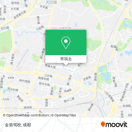 金盾驾校地图
