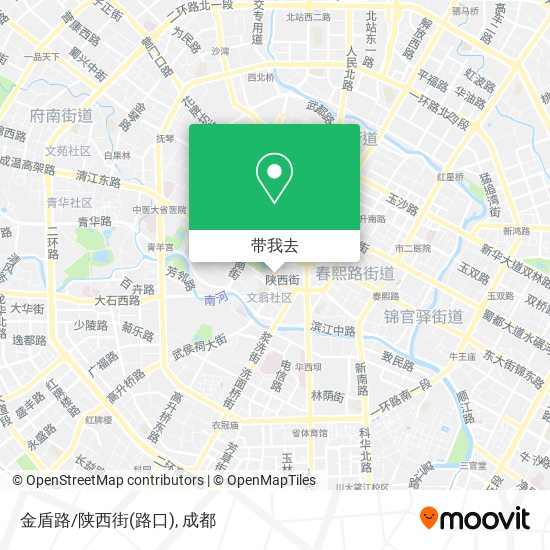 金盾路/陕西街(路口)地图