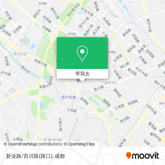 新业路/百川路(路口)地图