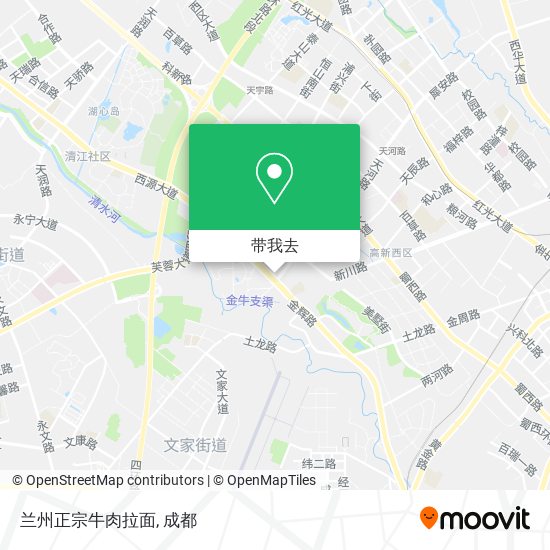 兰州正宗牛肉拉面地图