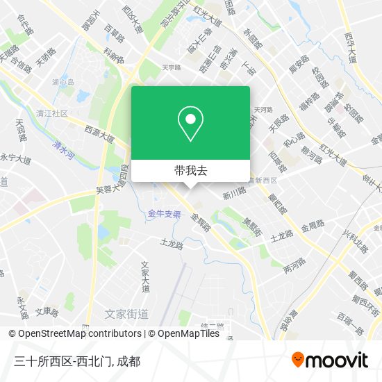 三十所西区-西北门地图