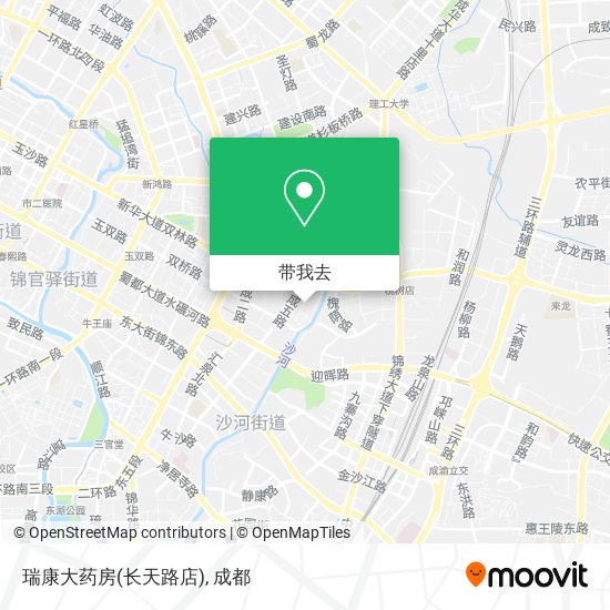 瑞康大药房(长天路店)地图
