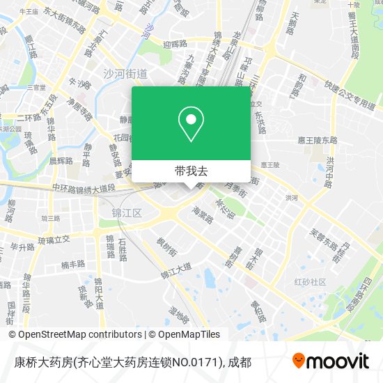 康桥大药房(齐心堂大药房连锁NO.0171)地图