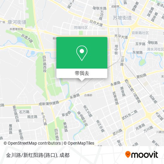 金川路/新红阳路(路口)地图