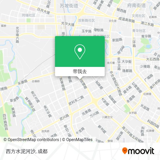 西方水泥河沙地图